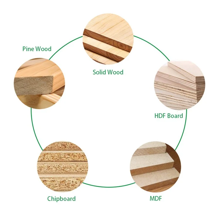 4 Stück 1/4 Zoll Schaft Blau Holztrimmer Router Hartmetall-Stahllegierung Cutter Holzbearbeitung Lange Tauchfräse mit Kunststoffbox