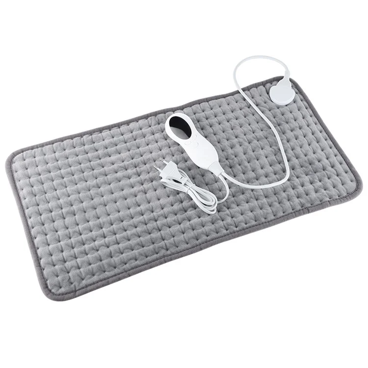 HAILICARE Elektrisches Heizungskissen waschbare Decke Körper beheizbare Matte Winterwärmer Kissen mit 3-Gang-Zeitschaltung (CE) - UK-Stecker