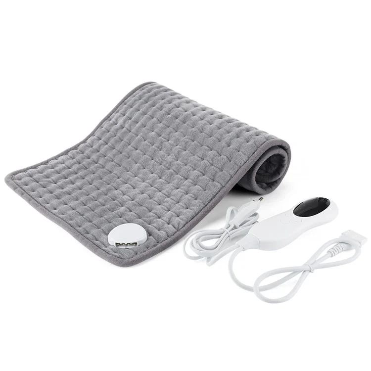 HAILICARE Elektrisches Heizungskissen waschbare Decke Körper beheizbare Matte Winterwärmer Kissen mit 3-Gang-Zeitschaltung (CE) - UK-Stecker