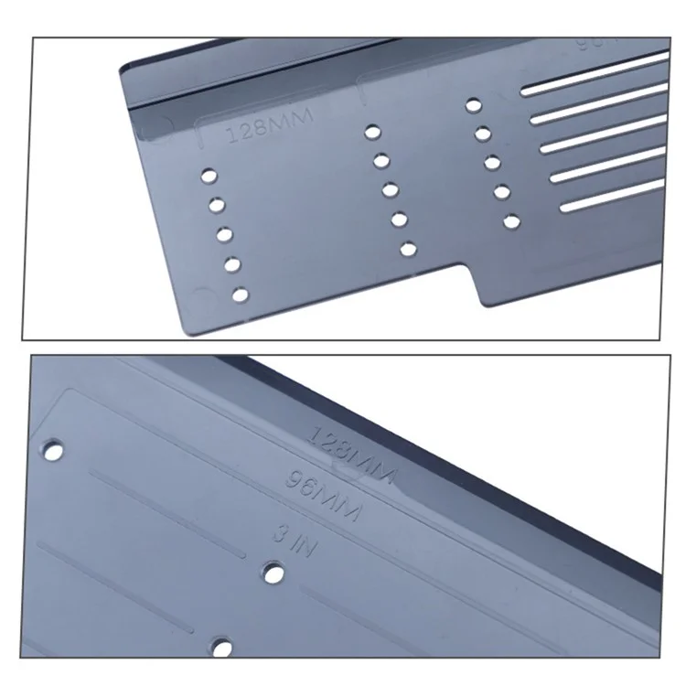 2Pcs / Set Cabinet Door Handle Drawer Pull Drill Template Mounting Kit for Home Decoration (ST)
