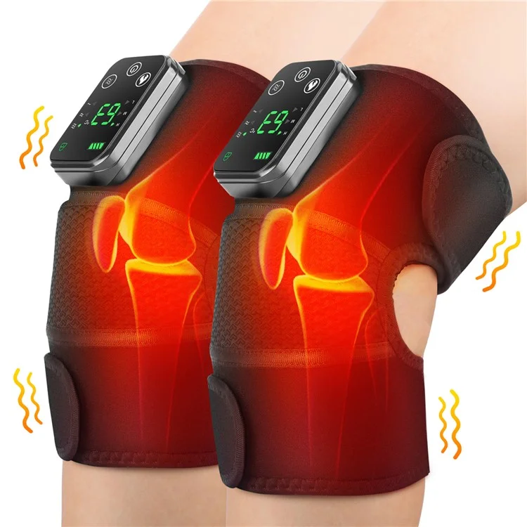 HAILICARE 1 Pair Winter Electric Heating Knee Vibration Massager Knee / Elbow / Shoulder Physiotherapy Instrument (CE / ROHS / FCC Certified)
