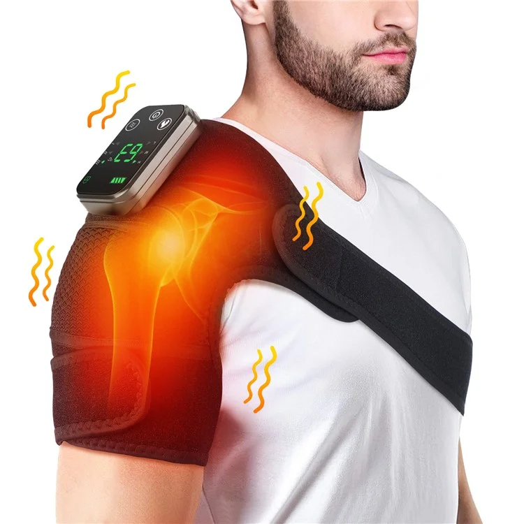 HAILICARE 1 Pair Winter Electric Heating Knee Vibration Massager Knee / Elbow / Shoulder Physiotherapy Instrument (CE / ROHS / FCC Certified)