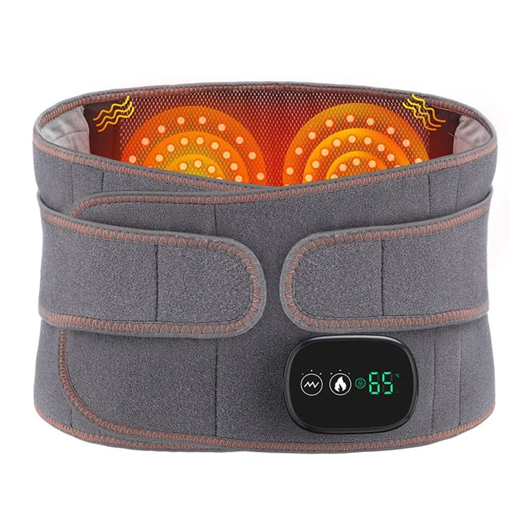 Hailicare Red Light Heating Electric Vibration Masajera Cinturón de Cintura Compresa Caliente Abdomen Útero Cintura Caliente