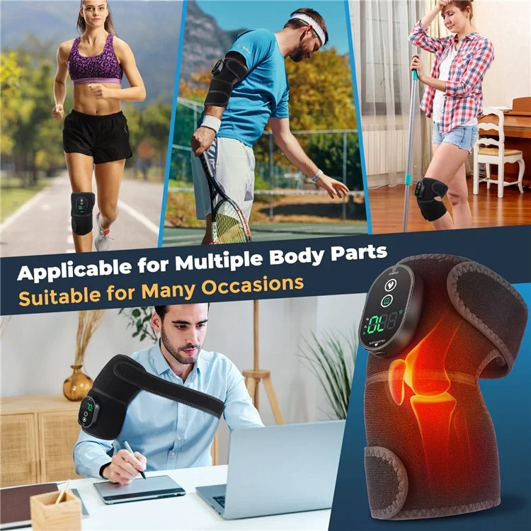 HAILICARE 1Pc 6-Gear Heating Winter Knee Massager Knee / Elbow / Shoulder Hot Compress Instrument (Certification CE / ROHS / FCC)
