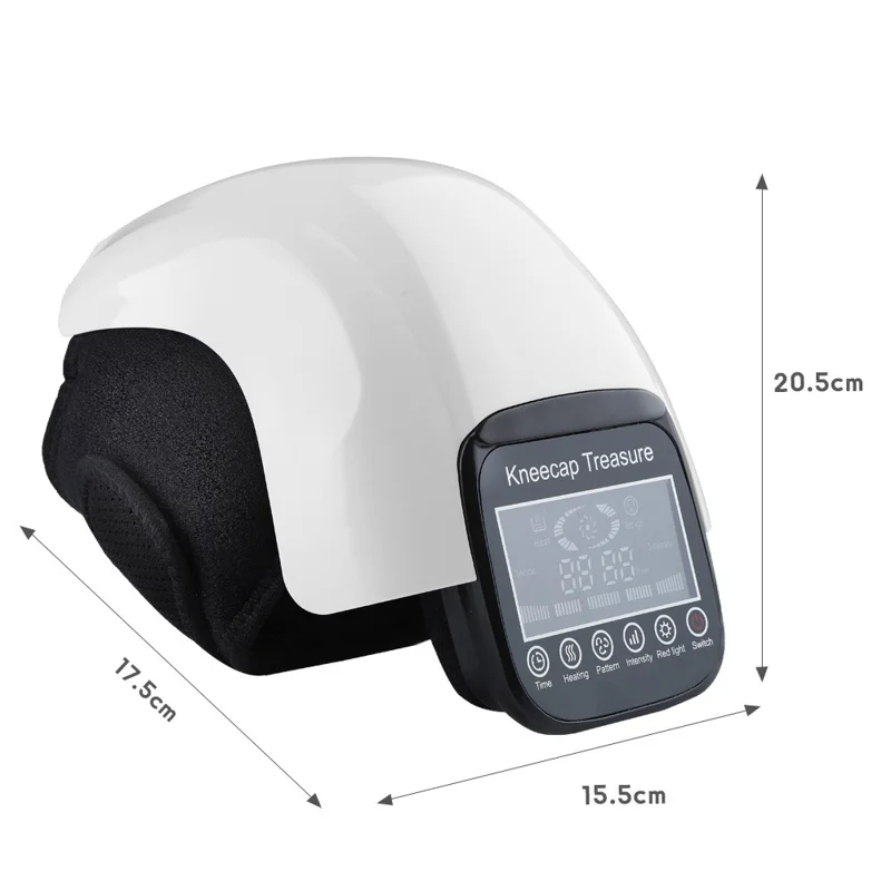 LCD Smart Heating Knee Massager Red Light Physiotherapy Pressure Massager Elbow Knee Electric Warmer