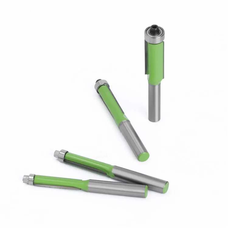 C08016 Fresa de Vástago de 8 mm para Achaflanar y Recortar Bordes de Madera - 8x1 / 2x30