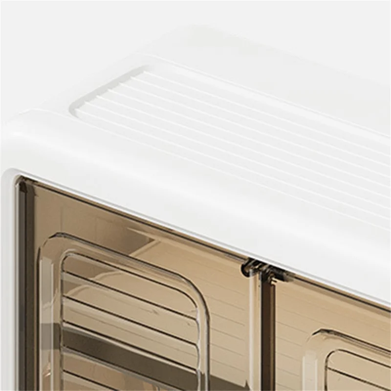 Armadio da bagno da parete senza foratura, magnetico, antipolvere in PP 