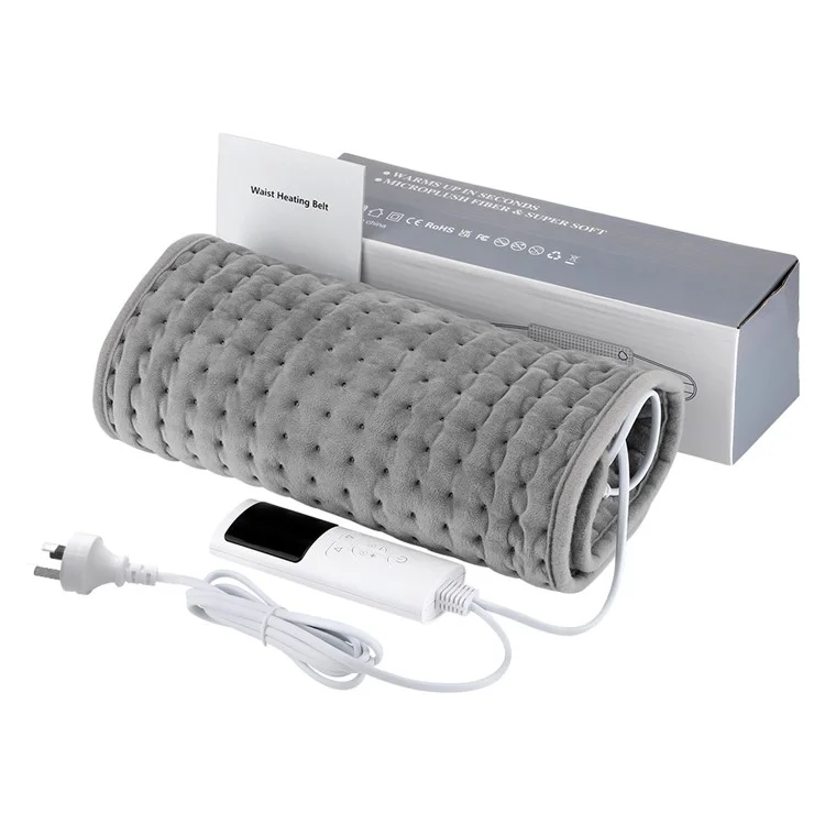 Fluff Heating Pad Cushion Waist Heated Wrap Belt for Back Pain, Women Period Cramps - US Plug