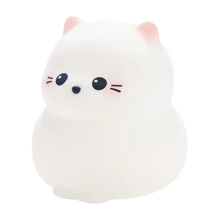 Mignon Chat de Dessin Animé Lampe de Chevet Lumière Chaude Protection des Yeux Lumière Graduable Lampe de Table