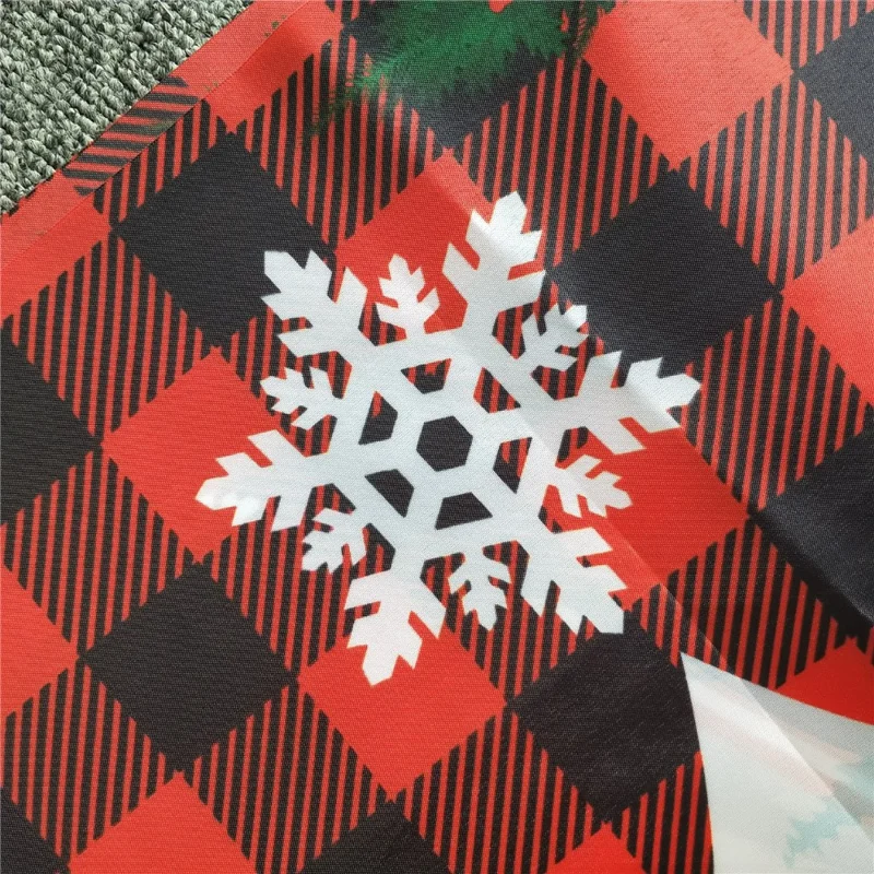 296x48cm Merry Christmas Banner 100D Polyester Large Hanging Sign Xmas Party Decoration Gift - Style A