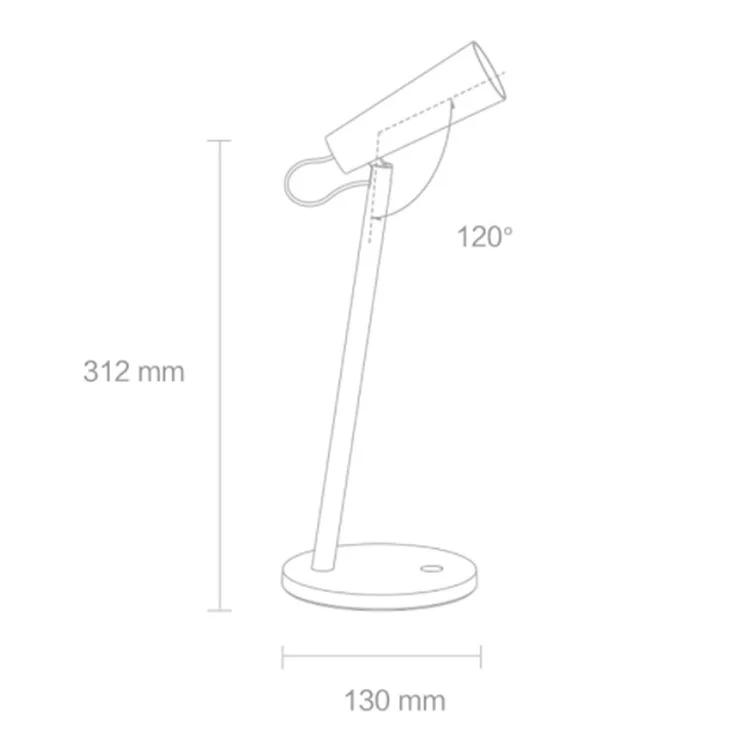 XIAOMI MIJIA MJTDO4YL Eye Protection Rechargeable Desk Lamp Multifunctional Table Light for Home Bedroom Office