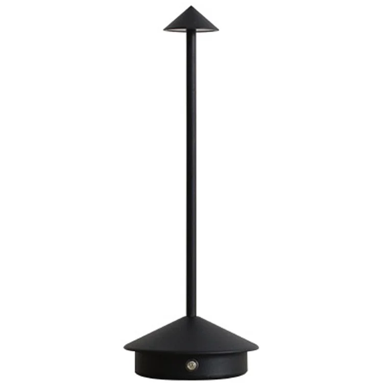Creative Mushroom Metal Restaurant Home Atmosphere LED Night Light Decorative Table Lamp - Black