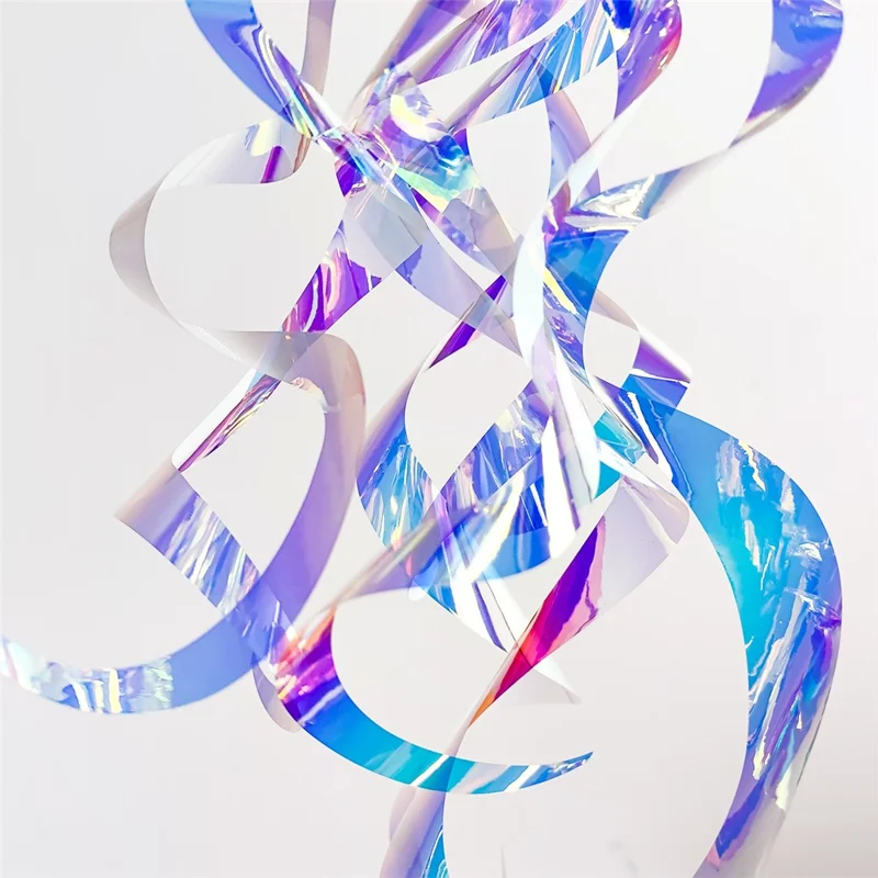 Neon Jellyfish Shaped Hanging Swirl Decoration Photo Prop Under The Sea Party Supplies