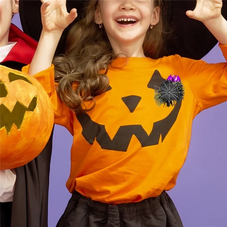 Halloween Pumpkin Ghost Retractable Clip de Carrete de Carrete de Carrete Nombre de la Etiqueta ID de Identificación de la Etiqueta Tarjeta - Murciélago