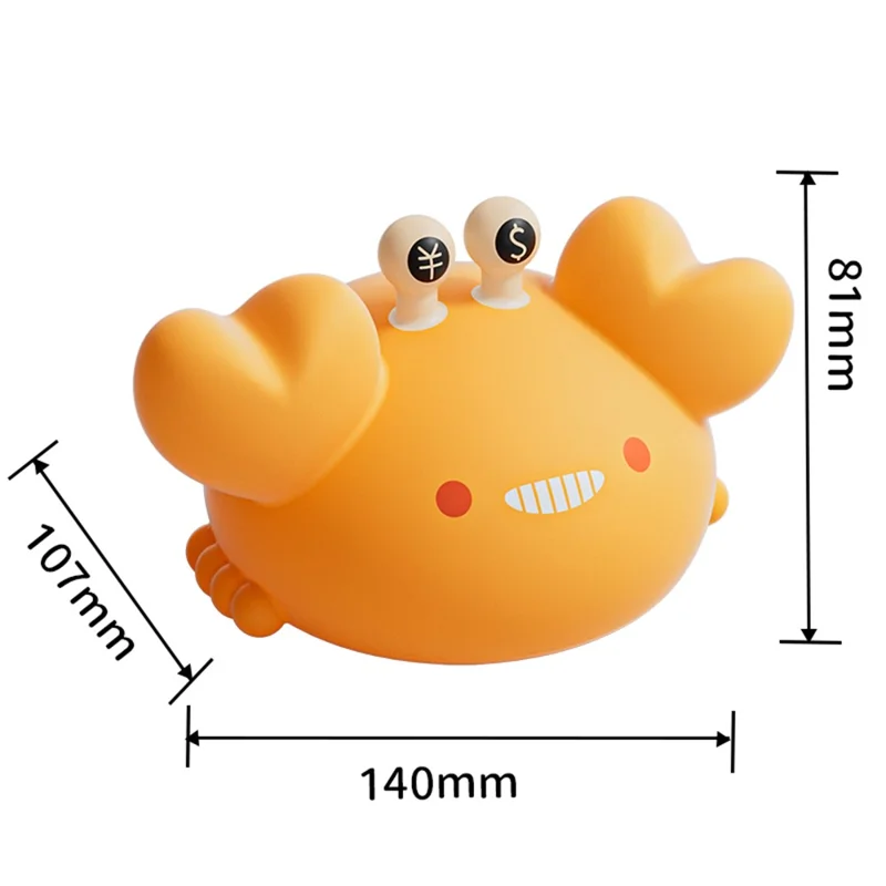 Silicone Night Light Crab-Shaped Bedside Touch Lamp for Room Decor (CE, FCC, ROHS, CPC Certified)