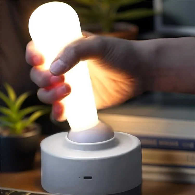 Simple Toggle Lever Switch Small Night Light Creative Corridor Desktop Bedside Lamp - Grey