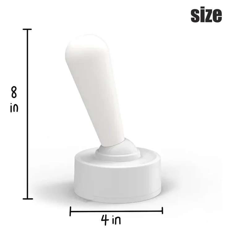 Simple Toggle Lever Switch Small Night Light Creative Corridor Desktop Bedside Lamp - Grey