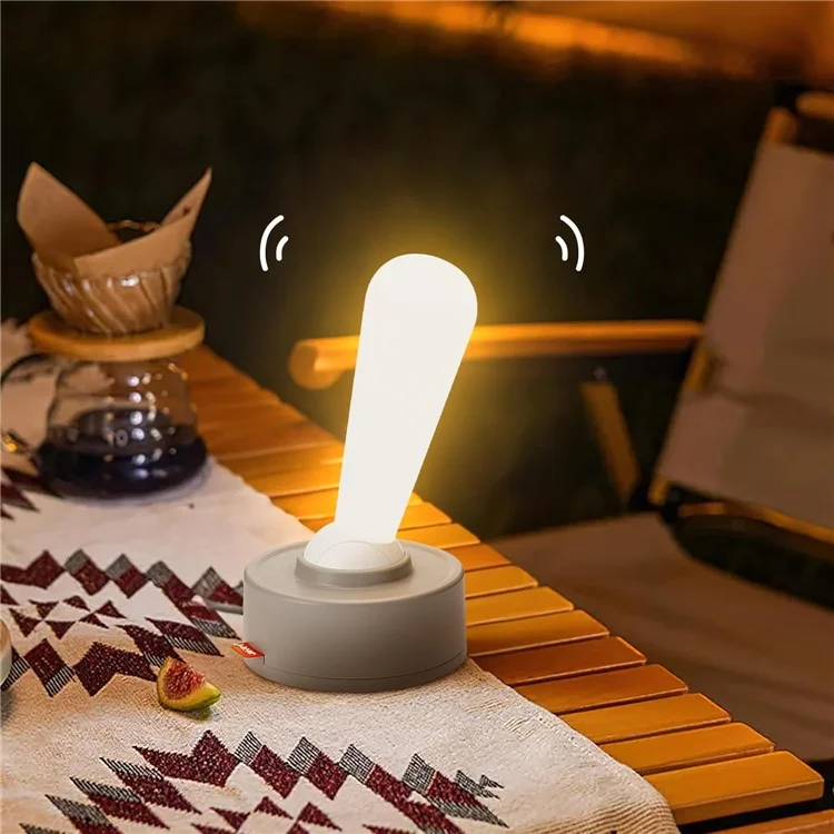 Simple Toggle Lever Switch Small Night Light Creative Corridor Desktop Bedside Lamp - Grey