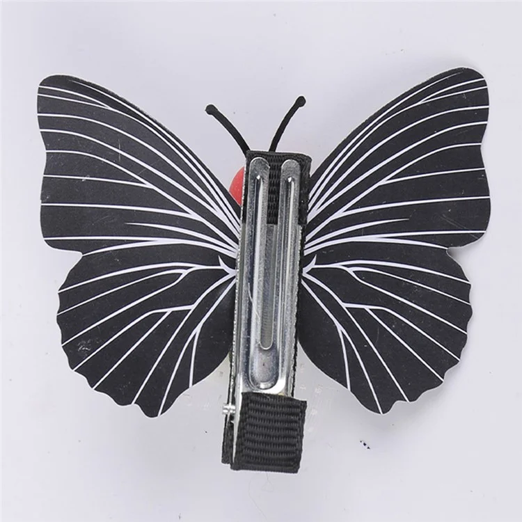 Halloween Skull Butterfly Clips Cosplay Party Batteranpins Accesorios Para el Cabello Pins de Cabello Duckbill