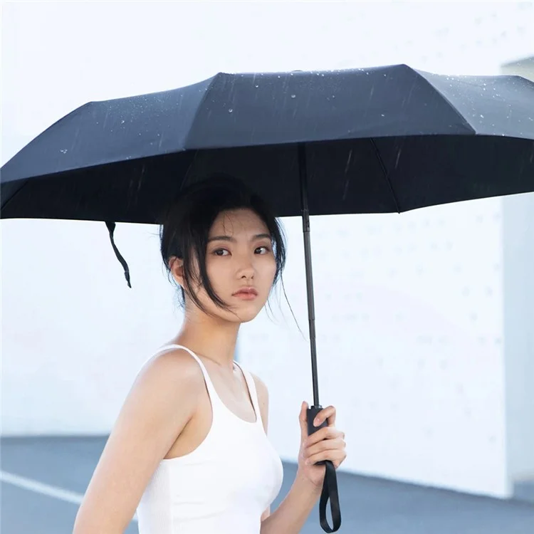XIAOMIYOUPIN DAILY ELEMENTS Ombrello automatico antivento da 110 cm Ombrello parasole a tre pieghe