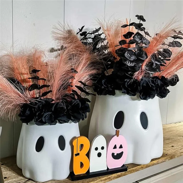 20 cm Creative Spooky Halloween Ghost Eimer Decor Vase Pflanzer Für Home Office