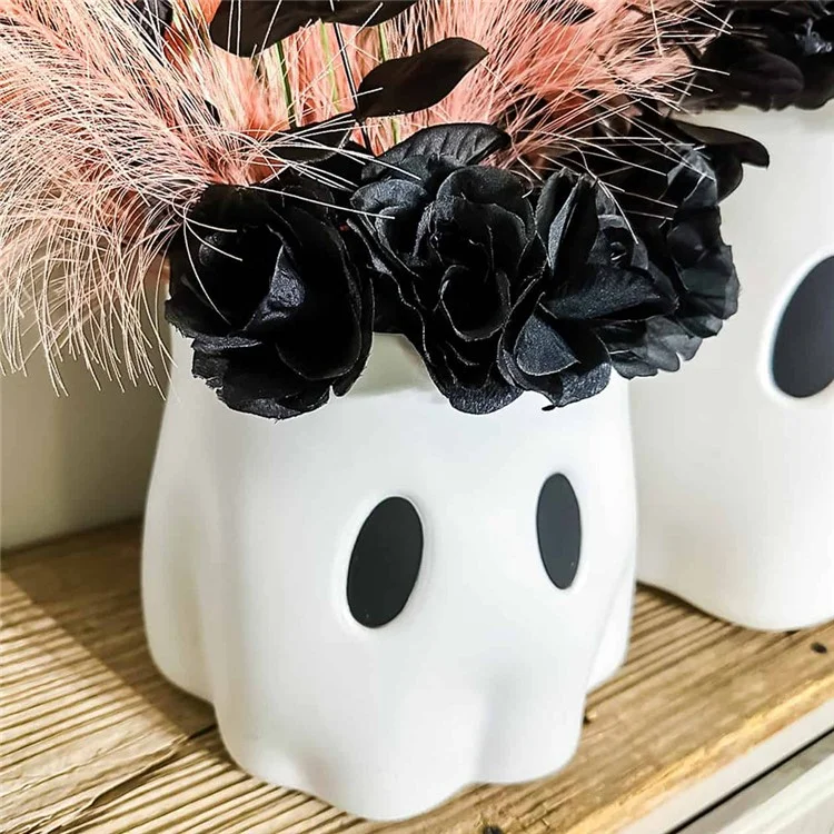 20 cm Creative Spooky Halloween Ghost Eimer Decor Vase Pflanzer Für Home Office