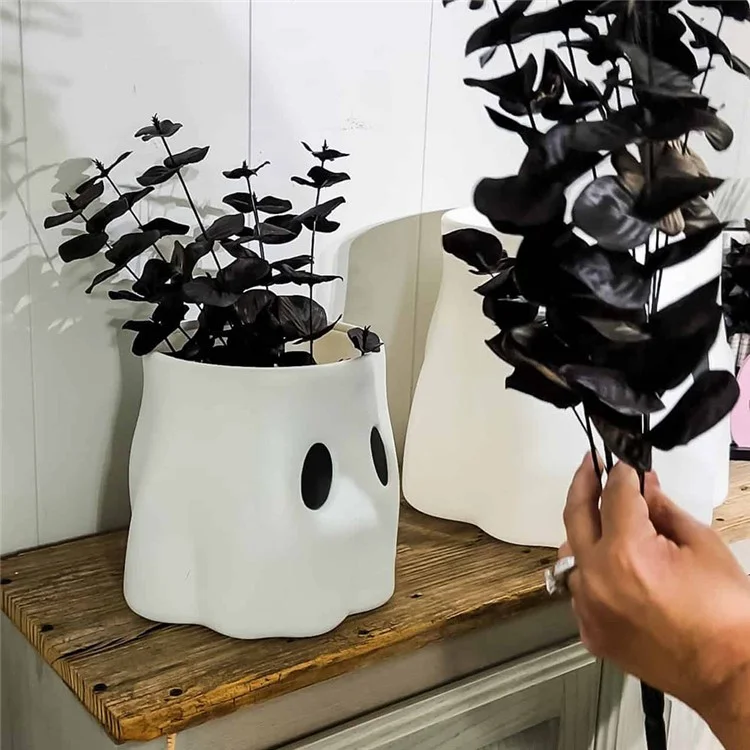20 cm Creative Spooky Halloween Ghost Eimer Decor Vase Pflanzer Für Home Office