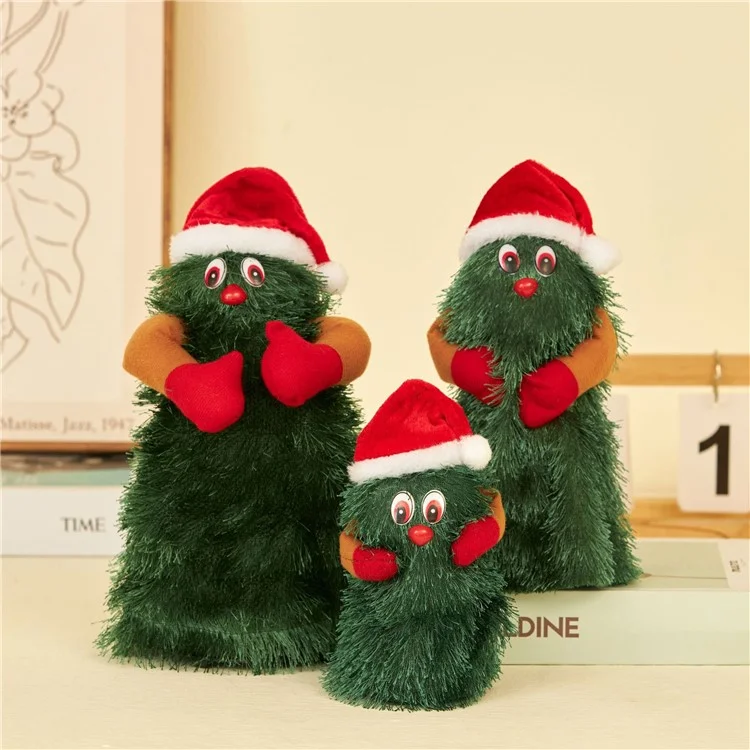 Dancing de Navidad Swinging Música Giratoria Electric Electric Para Juguetes Para Niños Ornamentos de Regalo de Navidad M