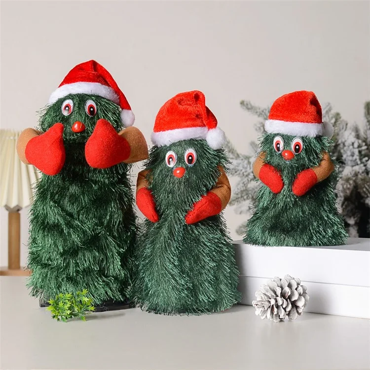 Dancing de Navidad Swinging Música Giratoria Electric Electric Para Juguetes Para Niños Ornamentos de Regalo de Navidad M