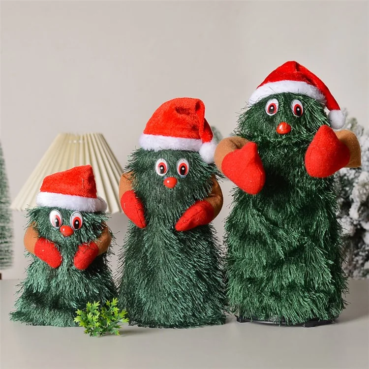Dancing de Navidad Swinging Música Giratoria Electric Electric Para Juguetes Para Niños Ornamentos de Regalo de Navidad M