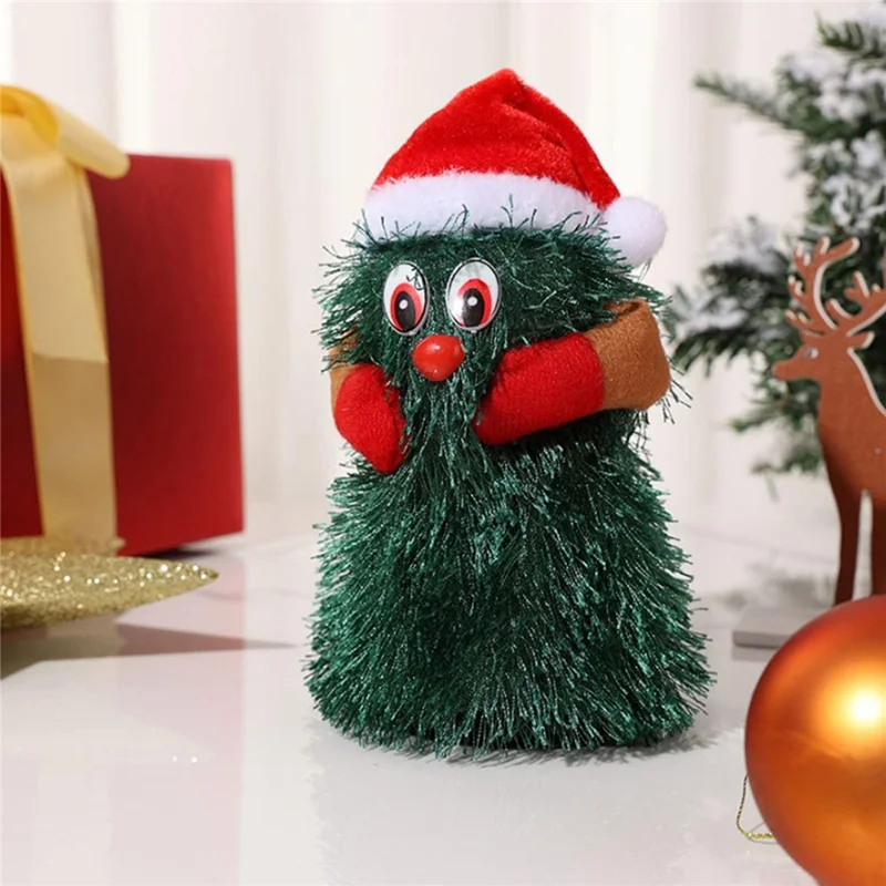 Arbre de Noël dansant à rotation musicale électrique pour enfants Jouet cadeau de Noël Ornements L