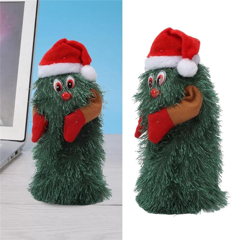 Arbre de Noël dansant à rotation musicale électrique pour enfants Jouet cadeau de Noël Ornements L