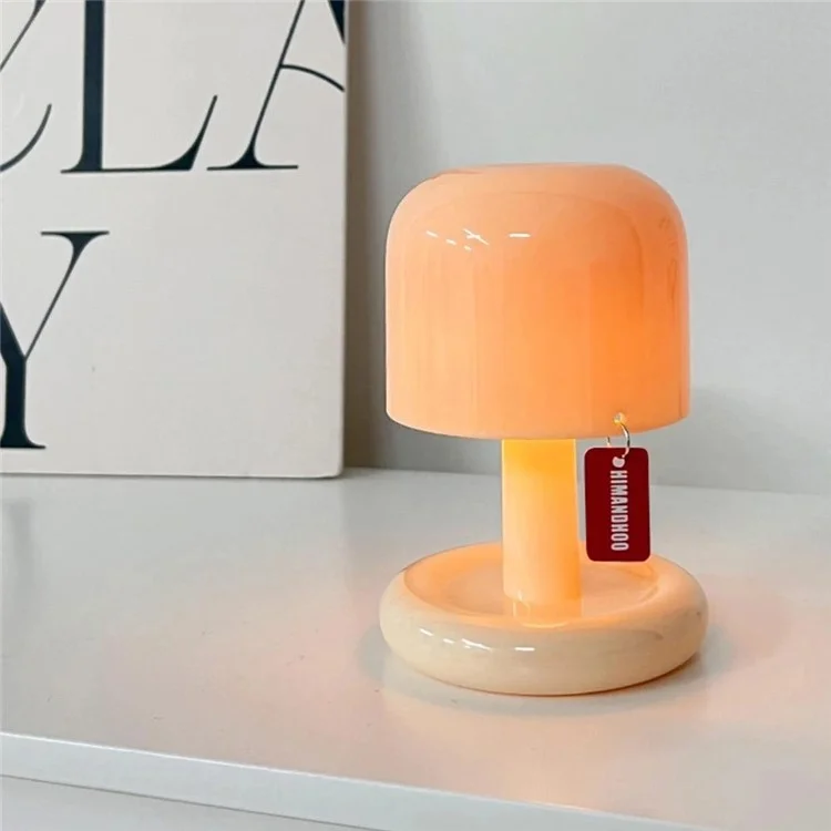 QV-10 Mini Rechargeable PC LED Table Lamp Smart Sensor Bedside Sunset Night Light for Bedroom