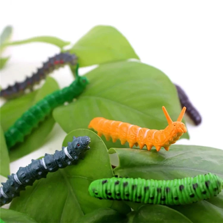 12pcs Halloween Caterpillar Hair Clips 3d Bug be Hair Party Accesorios Para el Cabello Fun