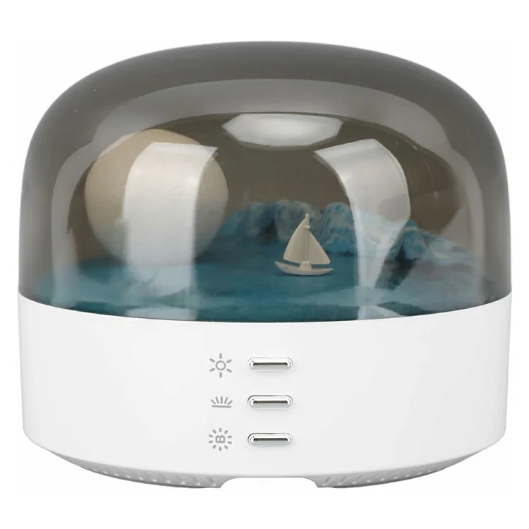 Rechargeable Moon Night Light Dimmable LED Bedside Lamp Soft Eye Caring with Color Changing