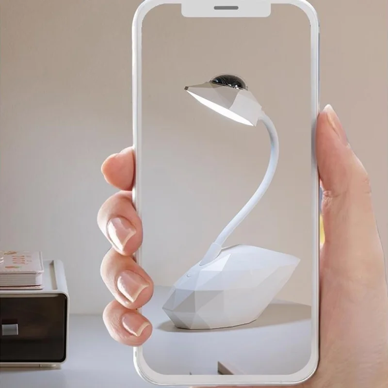 D12 Swan Diseño Proyección Desk Lamm Protection Anti-Glare Desk Light Con Soporte Para Bolígrafo