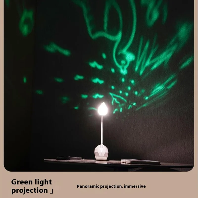 D12 Swan Diseño Proyección Desk Lamm Protection Anti-Glare Desk Light Con Soporte Para Bolígrafo