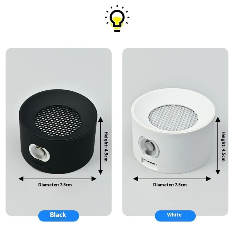 Single Head Rechargeable LED Desk Lamp 3 Gears 360 Degree Adjustable Bedside Light - Black