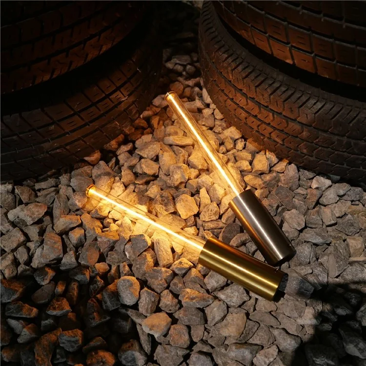 Lampada da comodino a stick dimmerabile da 30 cm, ricaricabile, con controllo touch moderno - Arancione