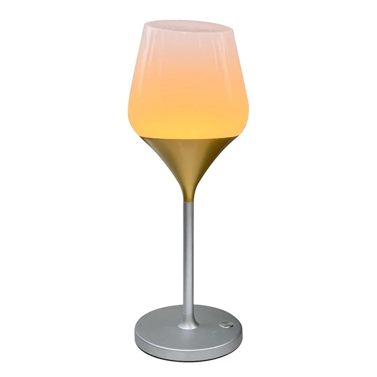 Creative Goblet Small Table Lamp Bar Bedroom Bedside Atmosphere Night Light - Gold