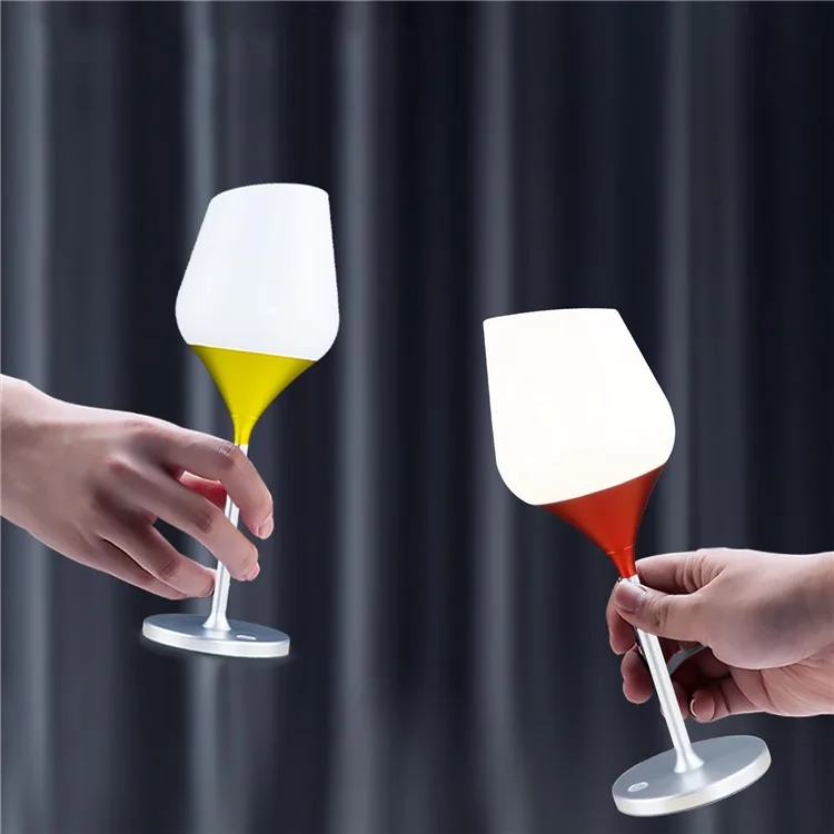 Creative Goblet Small Table Lamp Bar Bedroom Bedside Atmosphere Night Light - Gold