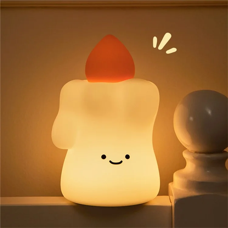 A022 Lampada da notte a led in silicone a 3 livelli di luminosità per camera da letto