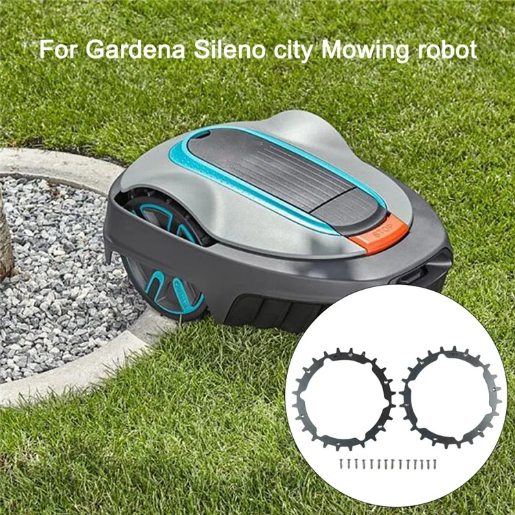 TLWG-01 2 Unidades / Conjunto Pinchos de cortacésped SPCC de 212 mm para Gardena Sileno City