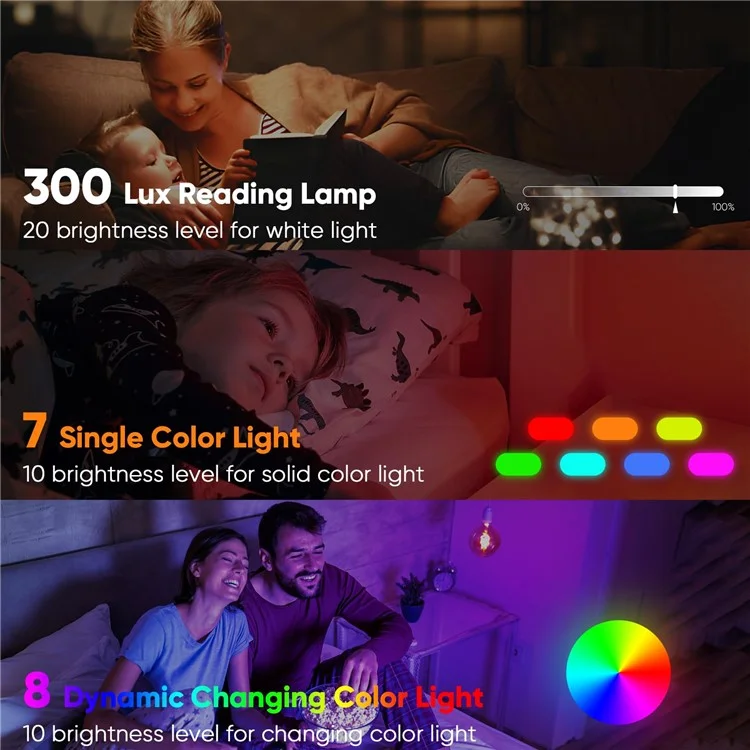 BL10 Smart Sleep Aid Weckuhr Multifunktionaler Bluetooth-Lautsprecher RGB-Atmosphärenleuchte - EU-Stecker
