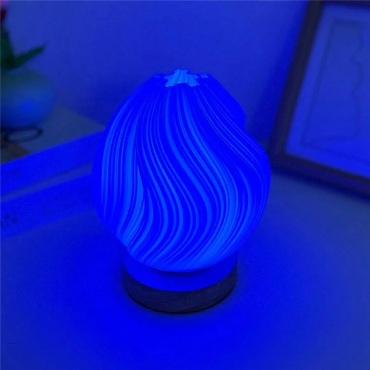 Kreative Holz Nordic Tischlampe Blüte 16 Farben Ambiente Lampe mit Fernbedienung