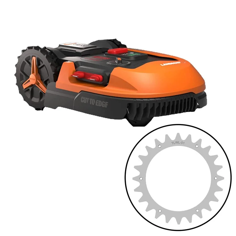 TLWL-01 Lot de 2 Piques de 205 mm pour Tondeuse Robot Worx Landroid S / M Piques de Roue en SPCC