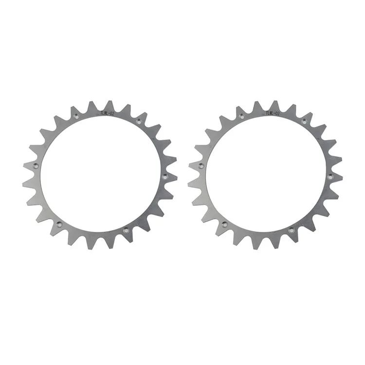 TLWL-02 2 pièces / Jeu pour Worx Landroid L Robot Tondeuse Crampons 225 mm SPCC Crampons de roue