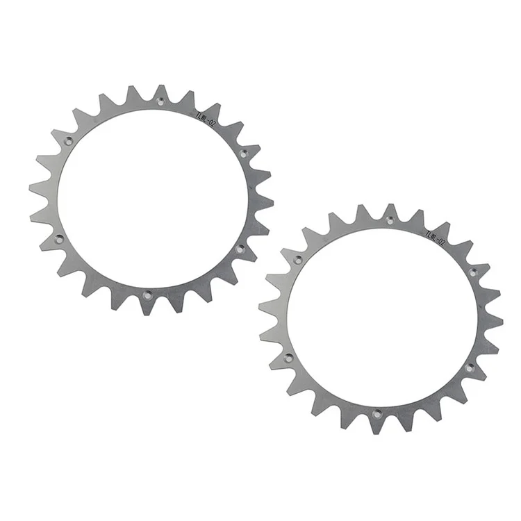 TLWL-02 2 pièces / Jeu pour Worx Landroid L Robot Tondeuse Crampons 225 mm SPCC Crampons de roue