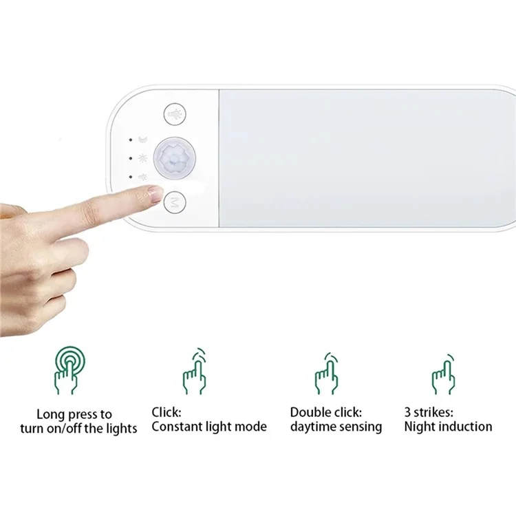Cabinet Lights Motion Sensor Ultra Thin Night Light 3 Color Adjustable Magnetic Rechargeable Smart Lamp