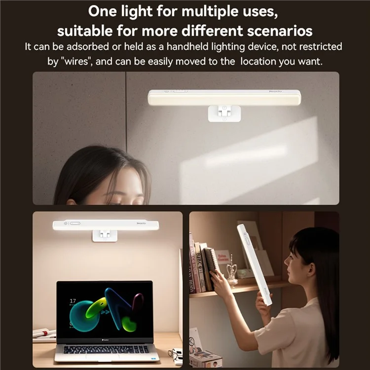 YESIDO DH11 Reading Lamp Home Office Bedside Wireless Rechargeable LED Book Light